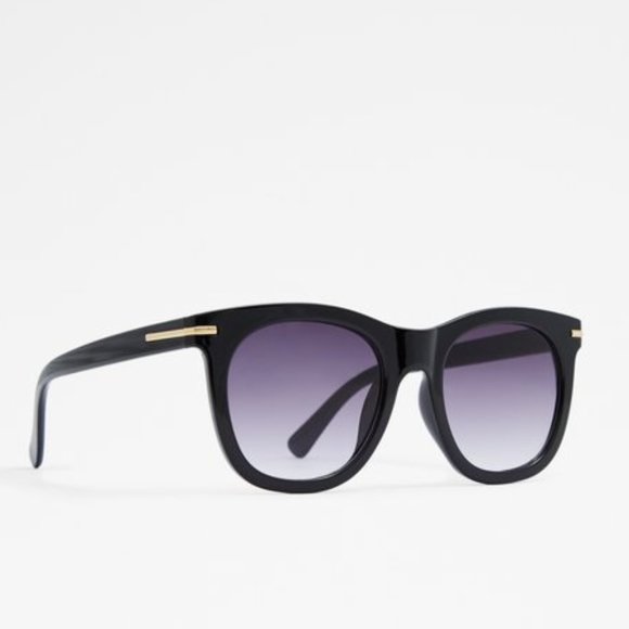 NWT Aldo | oversized sunglasses in black-gold frame - Picture 5 of 6